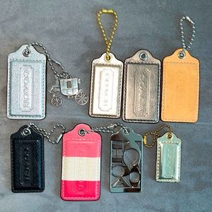 Lot of Coach Tags/Charms
